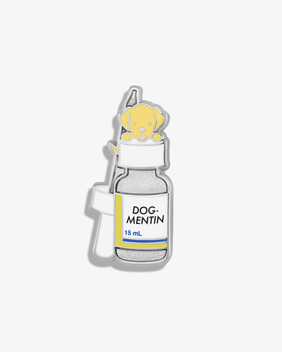 Dog-mentin Lapel Pin